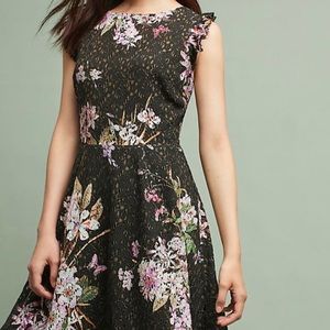 Eri + Ali Anthropologie Floral Lace Dress